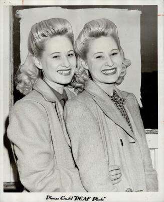 Twin war brides of boyhood Canadian friends Mrs