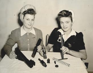In gentle hands like those of Irene Mahon and Vicki Pokrifka, they're just so many components of a Sten gun