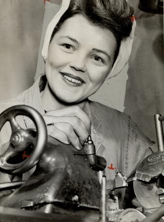 Janet Adams, who runs a lathe, is one of 50 Canadians working side-by-side with 45 Polish refugees at Aero Tool Works, a factory in York township owne(...)