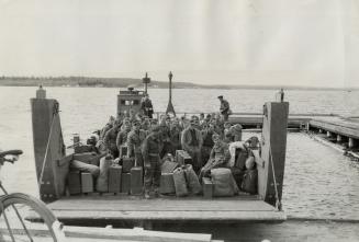 German prisoners bade farewell to Northern Ontario this week after completing pulpwood operations in the Long Lac area