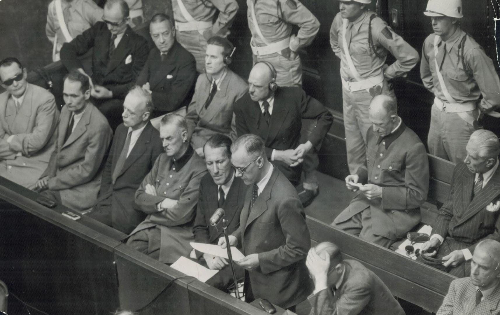 Date with the hangman will be announced for these top Nazis if the Nuremberg court finds them guilty