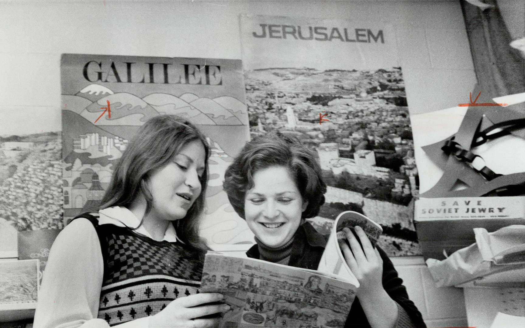 Going to Israel, Ellen Sokoloff, left, Linda Ross