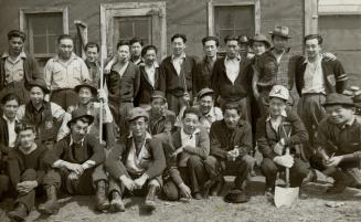 All Canadian-Born are the Japanese who posed for this picture at the Jackfish camp