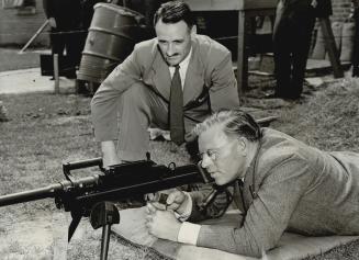 It's the real thing for members of the parliamentary committee touring war plants