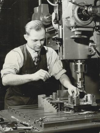 This high precision tool in a Canadian munitions plant has an interesting history