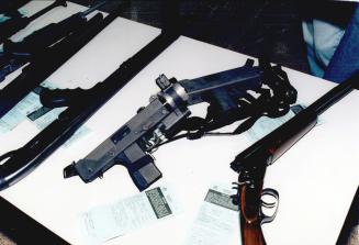Cobray M-11 9mm Machine Pistol with Laser Sights