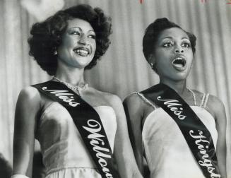 Oh, I win!, Miss Kingston, Dahlia Thompson (right), is the new Miss Black Ontario