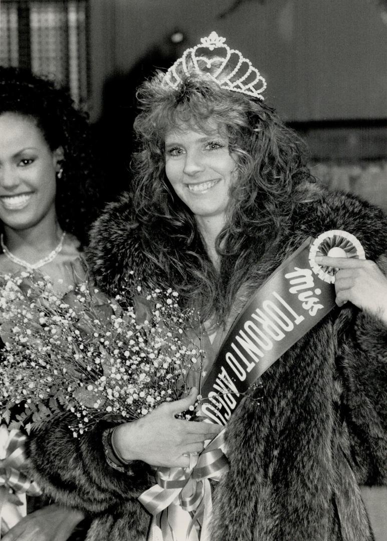 Meet Miss Argonaut, Deborah-Lynn Sadowsky, a 21-year-old York University student, last night was named Miss Toronto Argonaut 1988. She's in the running to be Miss Grey cup