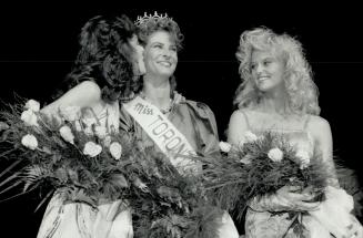Miss Toronto 1987 is crowned, Marlene MacDonald, crowned the new Miss Toronto last night at the 105th Annual Metro Police Games at Exhibition Stadium,(...)