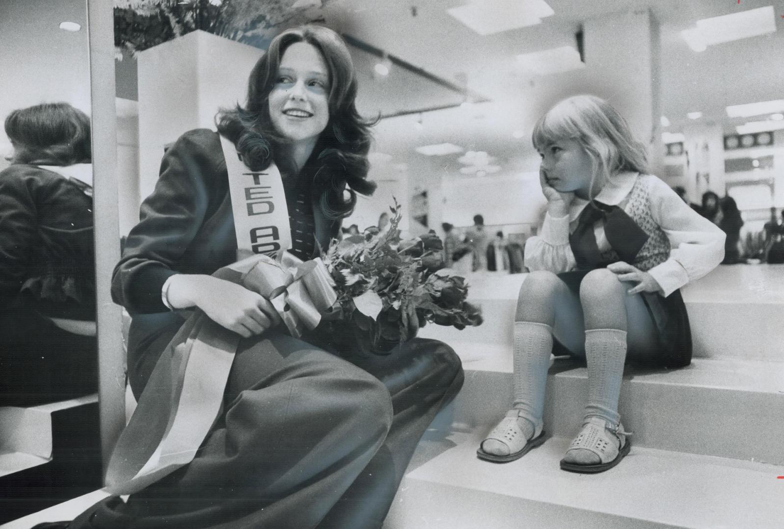 Little Miss appealing, When I grow up I'm going to be beautiful, just like you