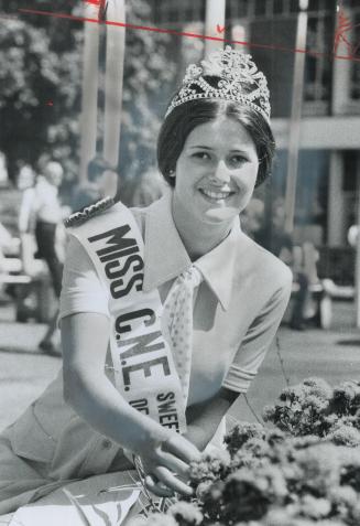 The new Miss CNE, Winning over 82 other Ontario contestants, 17-year-old Janet Kennedy of Elliot Lake yesterday was named Miss CNE. Among her prizes are $1,000 and Vancouver trip