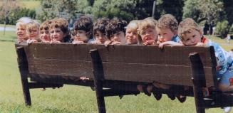 A day of 'Dubleheaders' at the park, No, this isn't a double exposure
