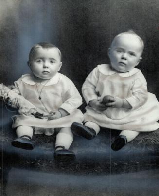 Back in August, 1914 - The winnahs!, CNE's best twins don't look too elated