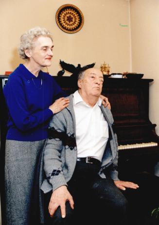 Blind: David and Marjorie Inglis, who are legally blind and living in a Metro Housing Authority development in Scarborough, say people with disabilities can live well in subsidized housing