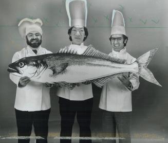 Everyday bluefish becomes poisson extraordinaire in the hands of Toronto chefs, from left, Jerry Kokorian, Charley Tay and Jose Delgado