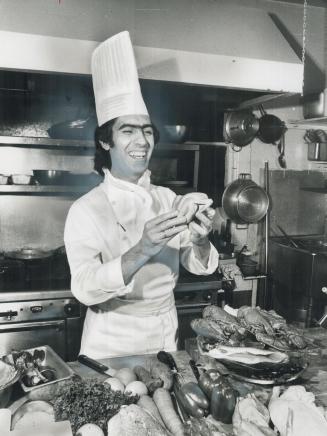 Chef Jose Delgado at work, If I couldnét be a chef, I would want to die