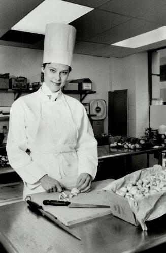 Ellen Green: The King Eddy's gardemanger came here from Australia and she'd like to be host of a TV cooking show