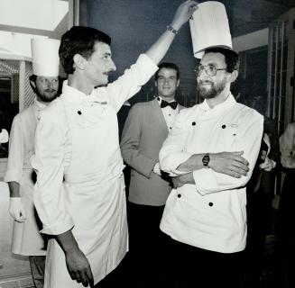King Edward crowns new chef, The king Edward Hotel officially changed chefs this week when Jean-Francois Casari (left) tossed in the toque to open a n(...)