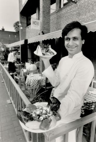 Trata chef Sasan Mirab with his favorite dishes