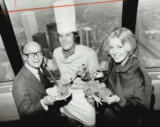 Tom Patterson, chef Walter Spaltenstein and Beth Park
