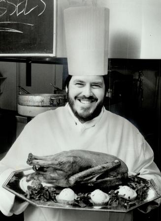 Terry Seed, executive chef of Stratford's Church Restaurant, researched typical Christmas recipes from the 1870s and updated the spices for 1982 palat(...)