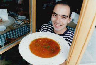 Jim Zoras, Jawny Bakers Restaurant minestrone soup