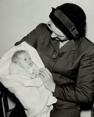 John Christopher Baby X, With Social Worker Valerie Kearton
