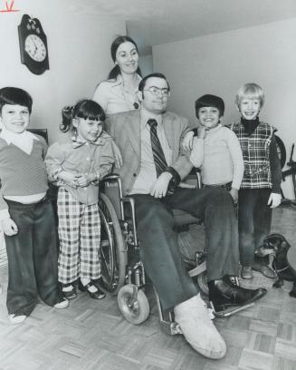 The family portrait of the Coles of Don Mills now shows four children