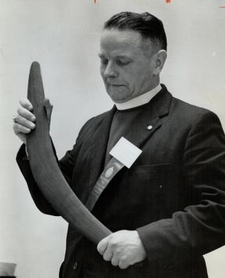 Rt. Rev. C. Muschamp, Plans long trip home