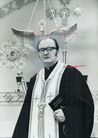 Rev. John Tataryn. Spokesman for suspended priests