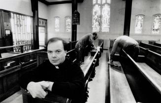 Rev. Stuart Watson overseas the community service work program at St. Aldan's Anglican Church in Toronto