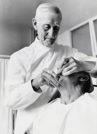 Dr. Harrold Cambell, practicing at 91. Harry Walker has been patient too many years to remember