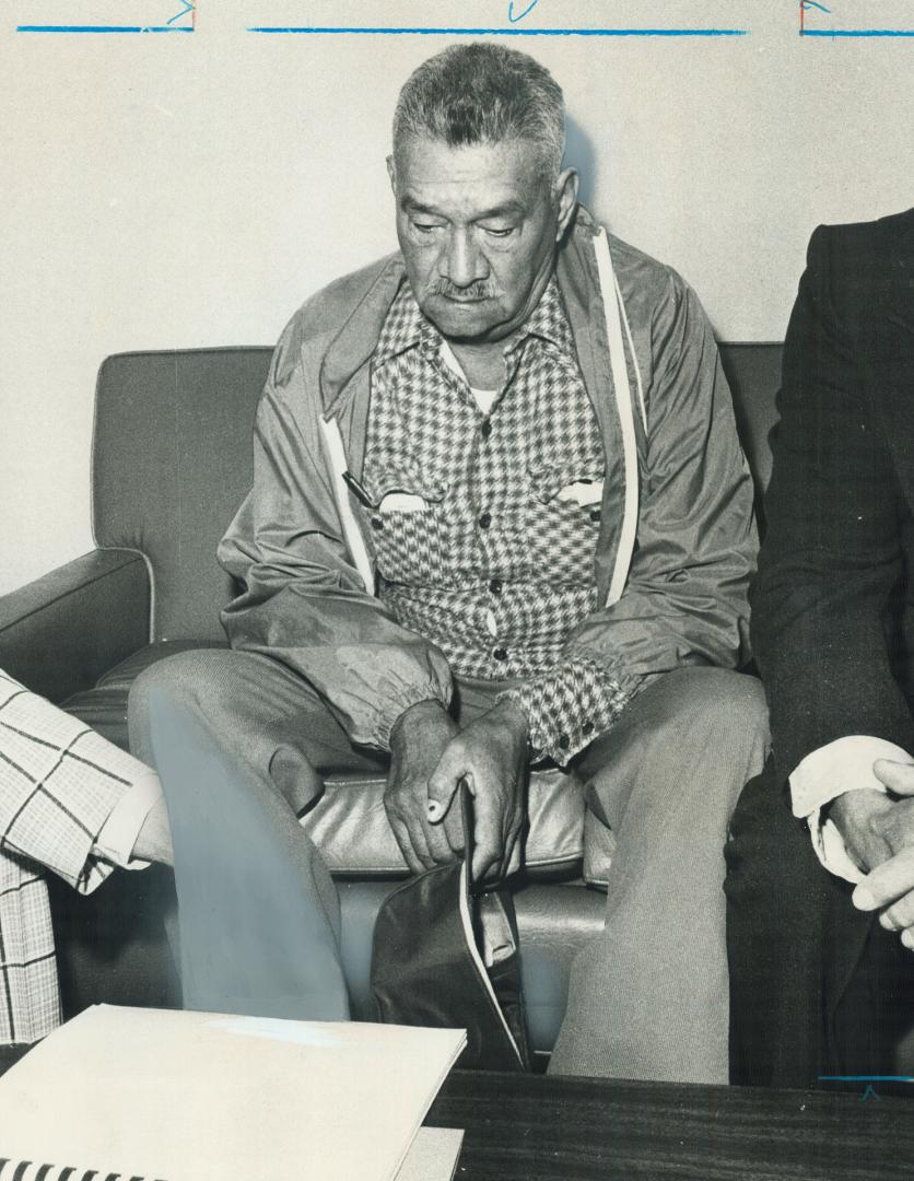 Facing deportation, 68-year-old Melvin Greene, an Indian born in New York state, would like to return to a reserve near Brantford, which he regards as(...)