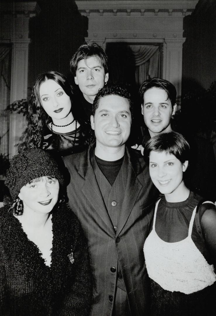 The winners' circle. The recipients of the 1994 City of Toronto Awards for Excellence in Fashion Design gathered at the St. Lawrence Hall last week to(...)