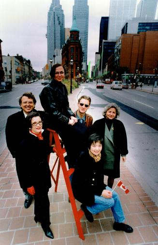 1992 Winners of the city of Toronto's awards for excellence in fashion design, clockwise starting at the top: Lida Baday, James Yunker, Zoe, Susy Yu, Karen Palmer and Chris Kuzik