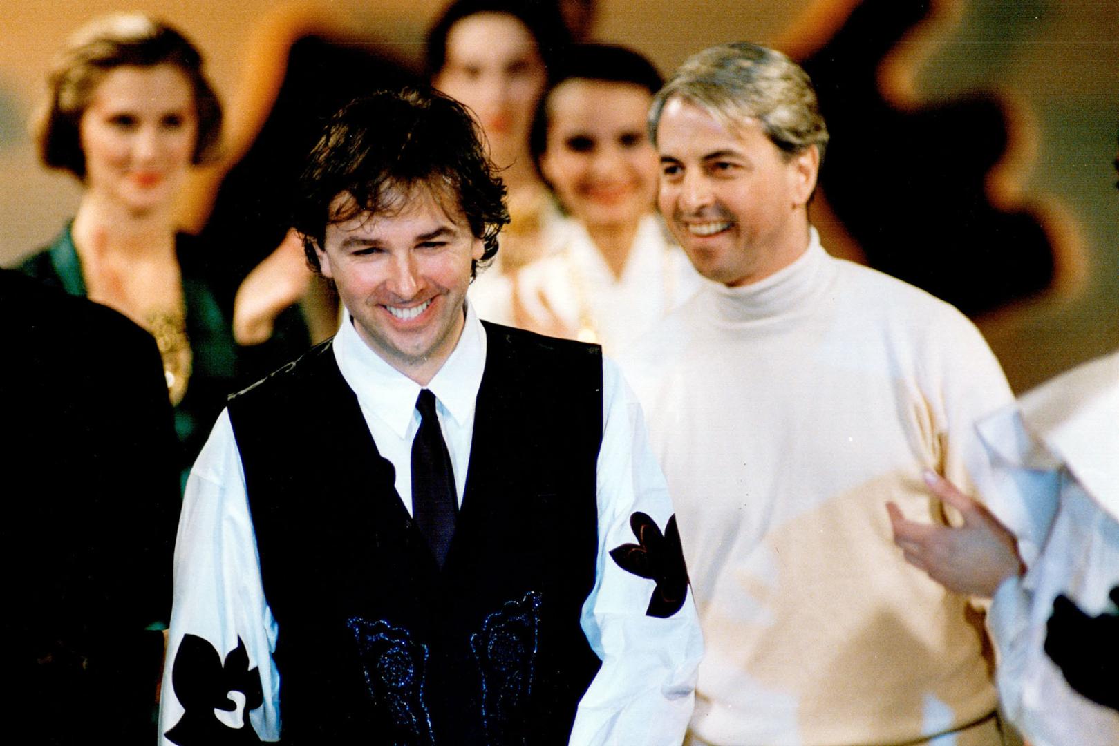 The founders: Workers for Freedom was founded by Graham Fraser, right, business and merchandising manager, and Richard Nott, designer of the line