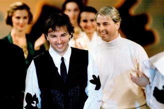 The founders: Workers for Freedom was founded by Graham Fraser, right, business and merchandising manager, and Richard Nott, designer of the line