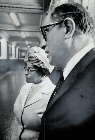 Mrs. Mavis Daley and Irving Himel, He argued taking a job didn't violate immigration laws