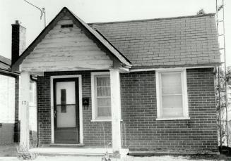 Santos lives in a posh Portuguese villa, left, while this City of York safe house, housed up to 16 at one time