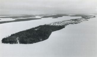 Aerial view of Webequie