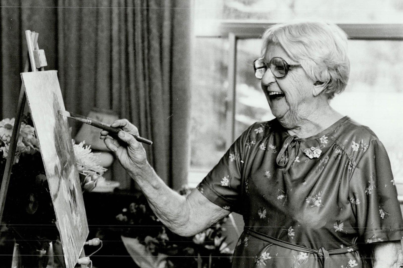 Laughing at age