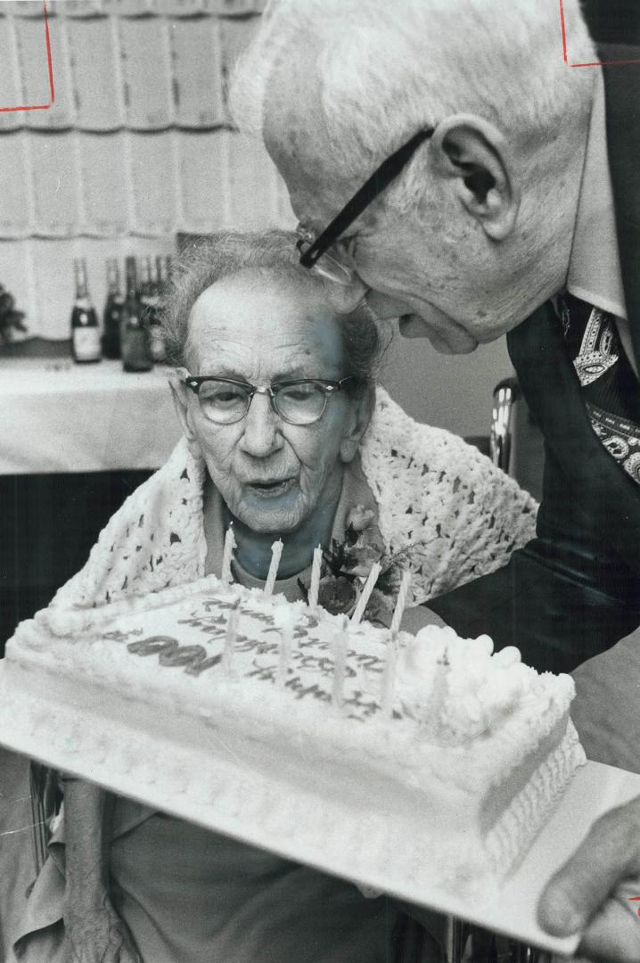 Fifty years of farming out west has honed life for Eliza Jane Cooledge who celebrated her 100th birthday yesterday