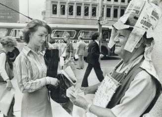 An epidemic of gambling in Canada is visibly evidenced on Toronto's streets by lottery ticket sellers like Clement Ferreira, who works corner of Bay a(...)