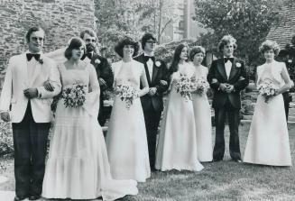 Mardi McEwan's traditional church wedding took place last Saturday