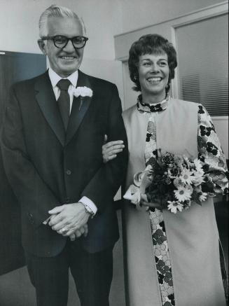 Mr. and Mrs. Stanley Smolensky, The bride is the former Maggie Morris