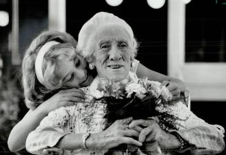 Image shows Eleanor with her great-granddaughter.