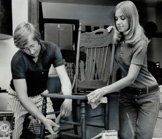 Used furniture gets a new life in Ross and Lilly Dann's new home