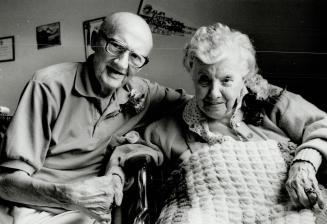 Happiness is . . . Sydney and Margaret clay, both 91, will mark their 70th anniversary on Thursday. The Clays married 18 months after they met in 1916(...)