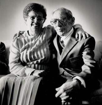 Rich life: Antonio and Giovanna Giona, both 86, celebrated their 65th wedding anniversary with 20 grandchildren and 20 great-grandchildren