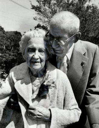 Anniversary: Mr. And Mrs. Gordon Perdue, Trafalgar Rd., celebrated their 65th wedding anniversary yesterday at a reception held at their home